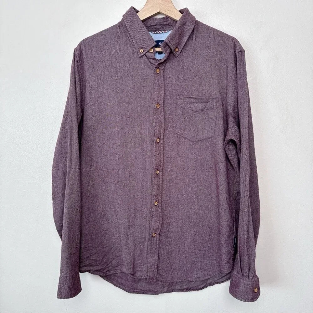 Ben Sherman Mens Large  Button Long Sleeve Shirt
